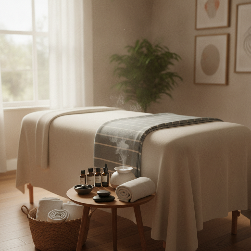 In-Home Massage - No Face and No Text